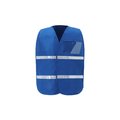 2W International Incident Command Vest, Blue, Jumbo IC100BL JM